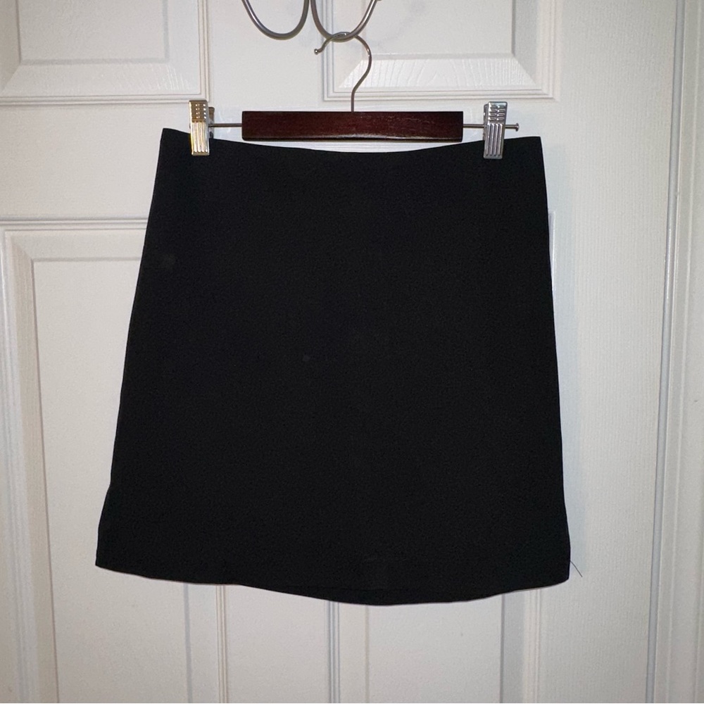 90s black mini skirt